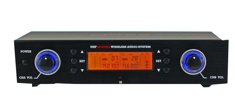 MOSS MU-20D 數位UHF雙頻DSP無線麥克風 1