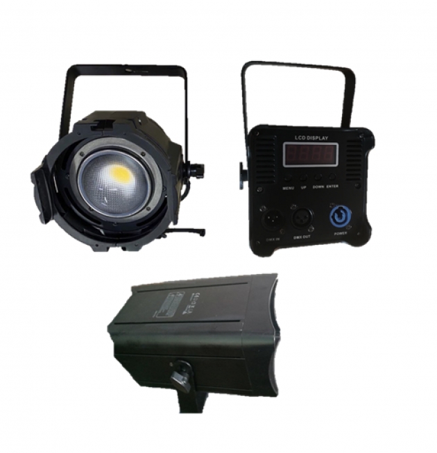 LED 100W MINI 雙色溫 PAR 燈 外觀具有圓形方形兩種 2