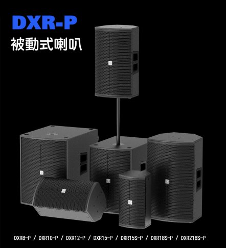 DXR-P Series 被動喇叭 1