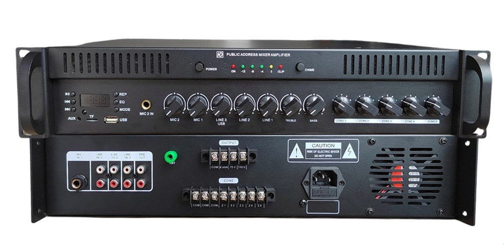 HD KP系列 5分區廣播雙用擴大機 1