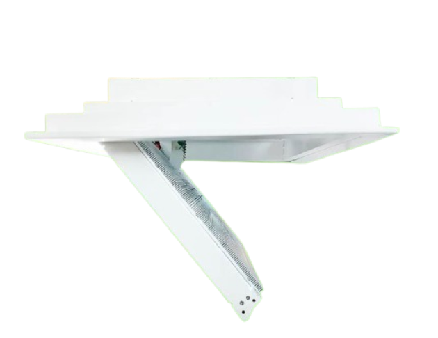 LED大功率雙色溫崁入式輕鋼架電動翻轉柔光板燈 2