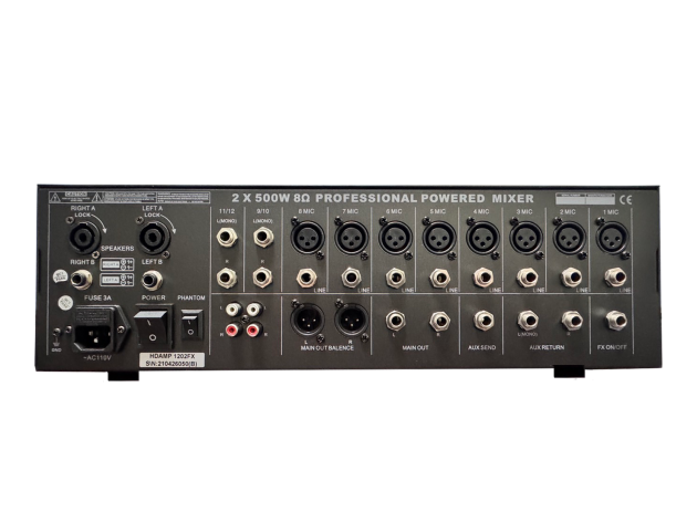 new HD AMP1202FX-B 機櫃型混音擴大機 2