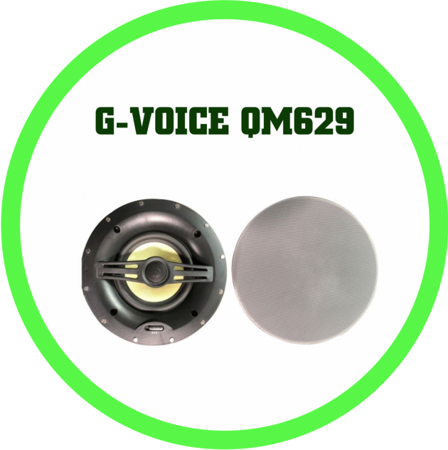 G-VOICE QM629 磁鐵無邊框網罩吸頂喇叭 1
