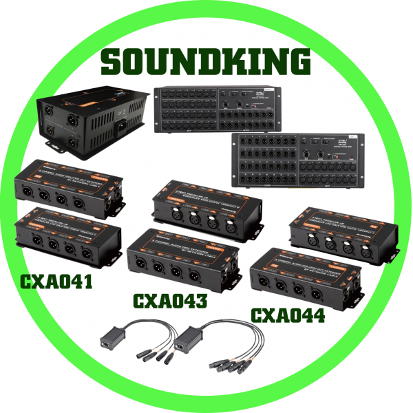 SOUNDKING CXA DMX.訊號分配&網路轉換盒