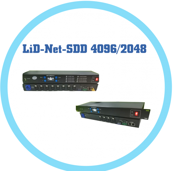 多功能自動燈光控制USB RS232 485 DMX512控制盒 LiD-NET-SDD2048 4096