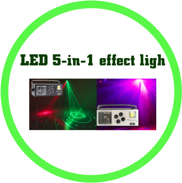 LED五合一效果燈