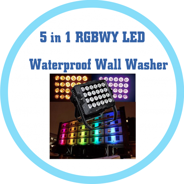 五合一RGBWY LED防水洗牆燈