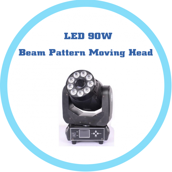 LED 90W搖頭光束圖案/染色9P X 12W燈
