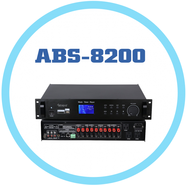 ABSPA ABS-8200 智慧調時音樂播放器