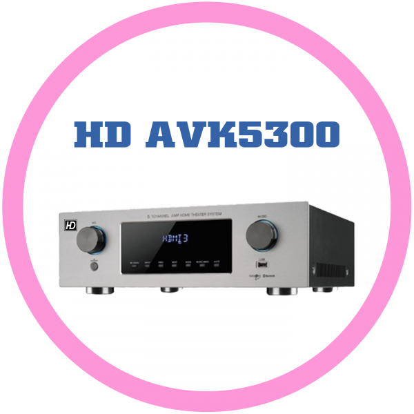 家庭環繞5.1+卡拉OK二合一擴大機HD AVK5300