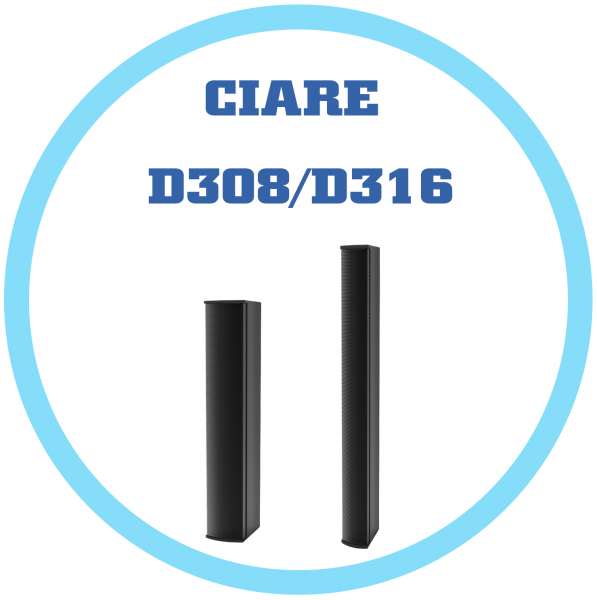 CIARE D308/D316主動式可調指向性音柱
