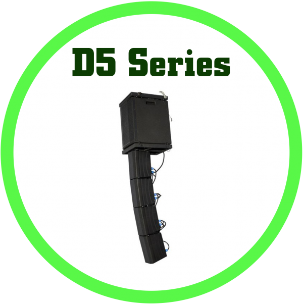 D5 Series 全頻主動式陣列喇叭