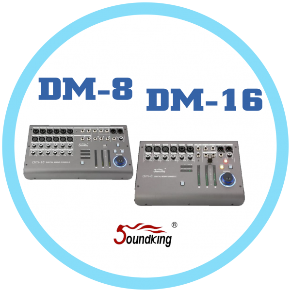 數位/類比兩用型混音器 DM-8 / DM-16
