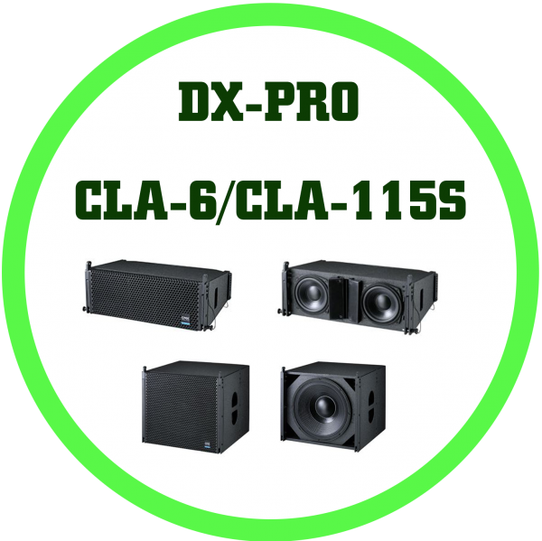 DX-PRO CLA-6/CLA-115S 被動式緊湊型線性陣列揚聲器系統