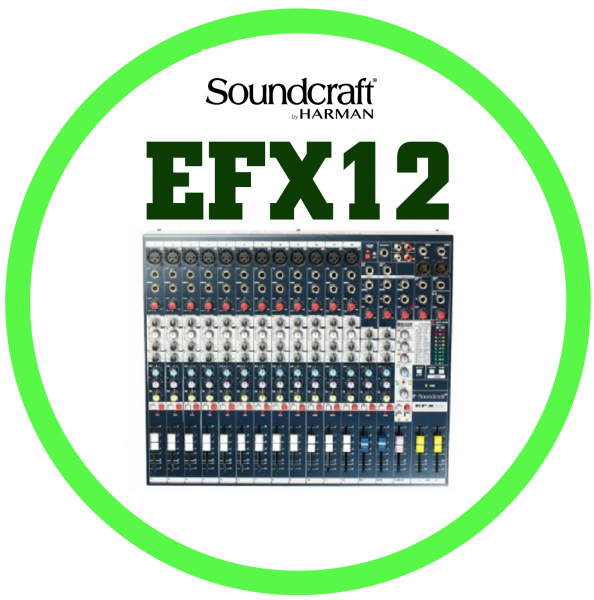Soundcarft EFX12 類比混音機