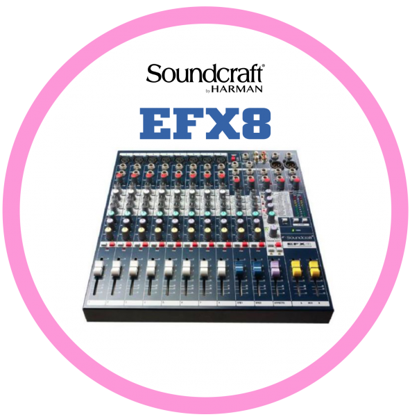Soundcarft EFX8 類比混音機
