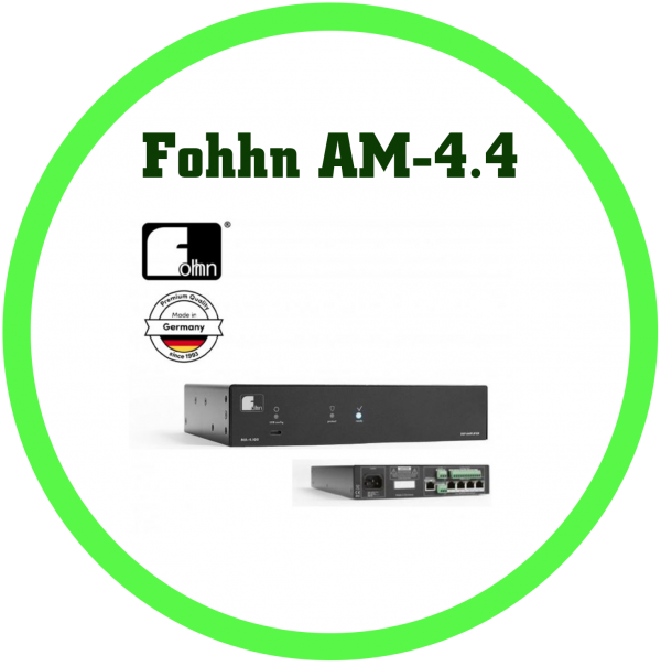 數位矩陣網路DSP擴大機 Fohhn AM-4.4