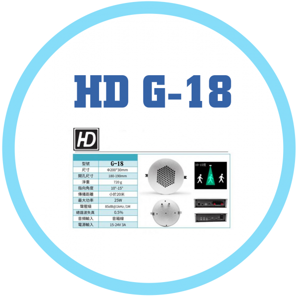 HD 超音波定向喇叭 G-18  H series