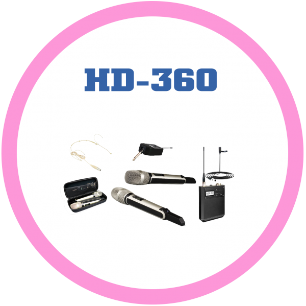 HD-360 專業歌星級手握無線麥克風