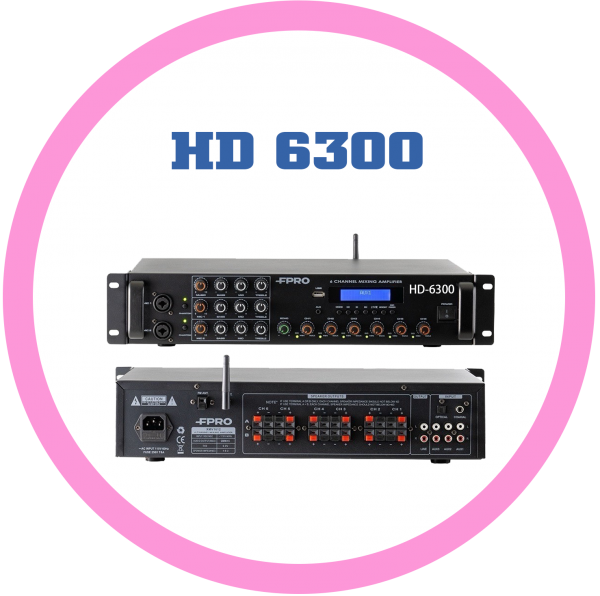 HD 6300 6分區播放擴大機
