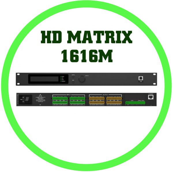 HD MATRIX 1616M 數位混音 矩陣處理器