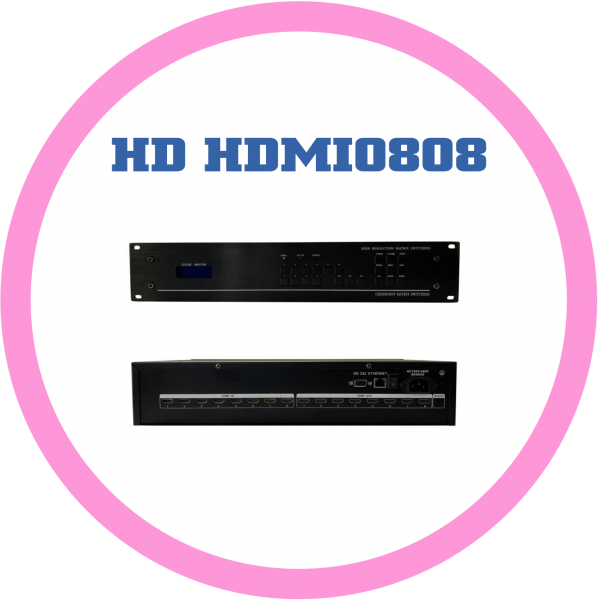 HD-HDMI0808矩陣4K無縫切換器