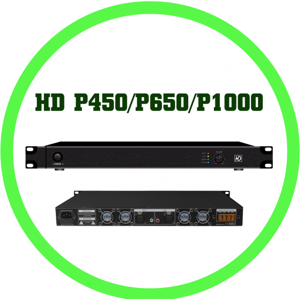 HD P450/P650/P1000 數位兩用型擴大機
