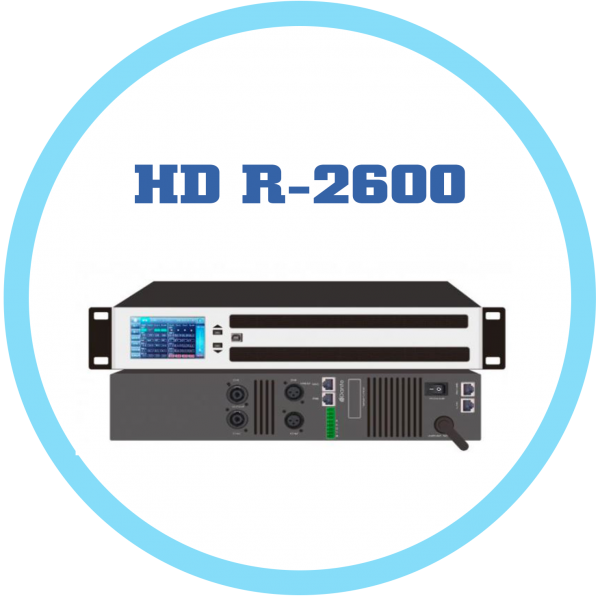 HD R-2600 2通道 DSP 數位環控擴大機