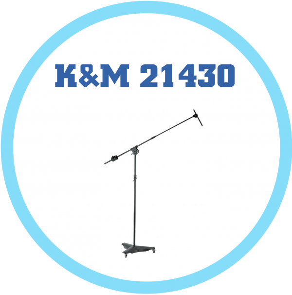 K&M 21430長型收音麥克風支架