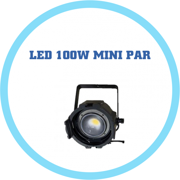 LED 100W MINI 雙色溫 PAR 燈 外觀具有圓形方形兩種