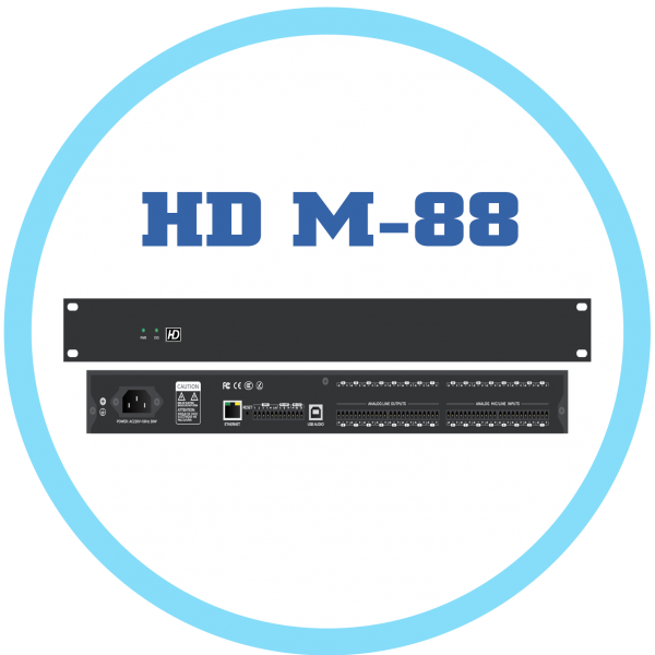 HD M-88 矩陣處裡混音器