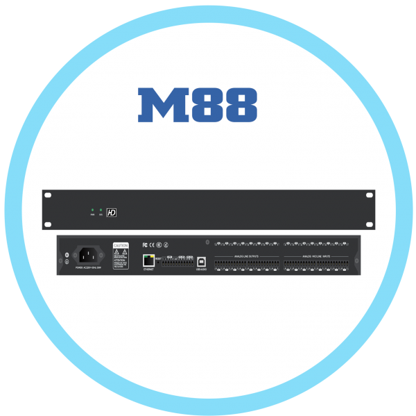 HD M88 矩陣處裡混音器