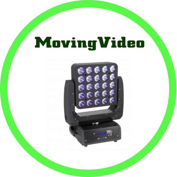 MovingVideo搖頭視頻矩陣燈