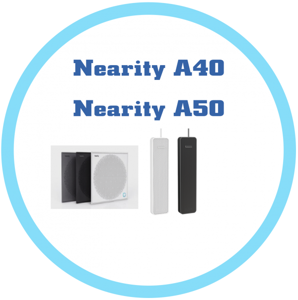 Nearity A40 A50 AI數位追蹤陣列式會議 演講寬頻收音麥克風