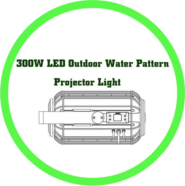 300W LED戶外水紋投影燈