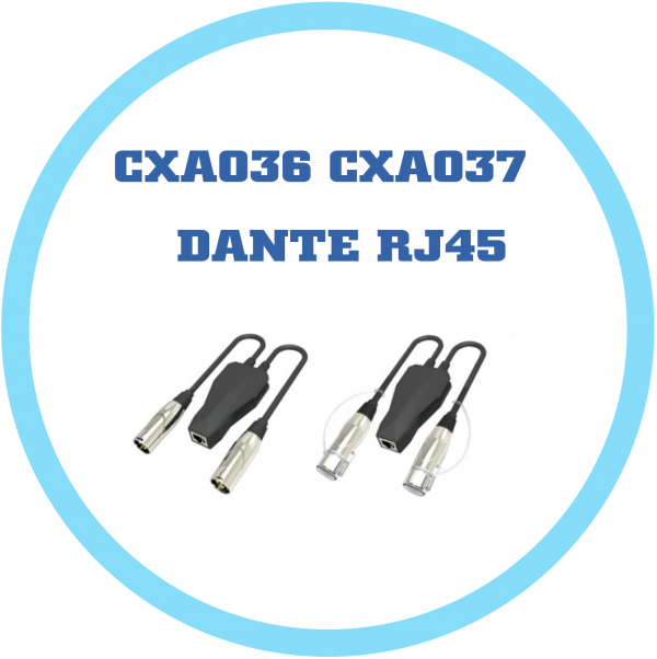 SOUNDKING CXA036 CXA037 DANTE RJ45 TO XLR 轉接器