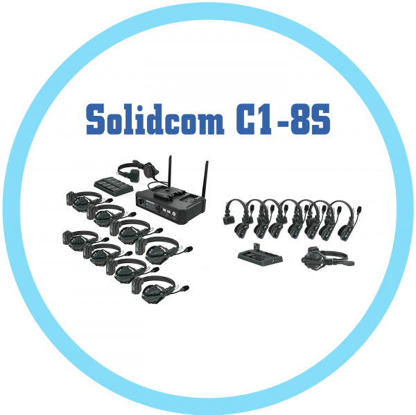 Solidcom C1-8S全雙工頭戴一體式通話系統