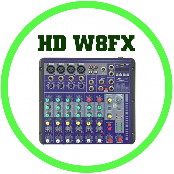 類比混音機 HD W8FX