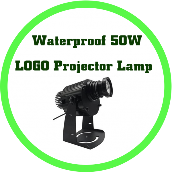防水 50W LOGO 投影燈(單片款 & 四片款logo燈片)
