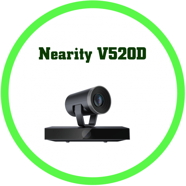 Nearity V520D 雙鏡頭PTZ 會議視訊鏡頭